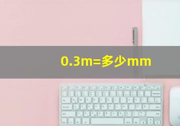 0.3m=多少mm