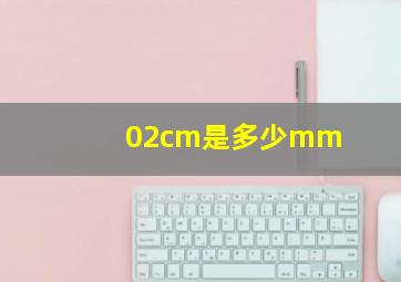 02cm是多少mm