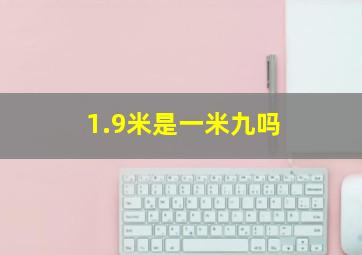 1.9米是一米九吗