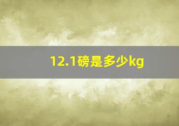 12.1磅是多少kg