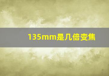 135mm是几倍变焦