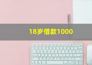 18岁借款1000