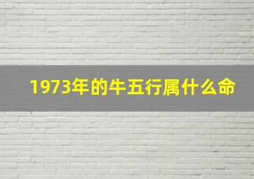 1973年的牛五行属什么命