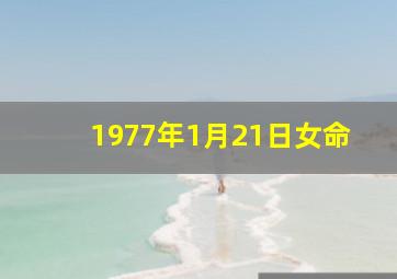 1977年1月21日女命