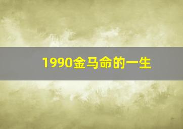 1990金马命的一生