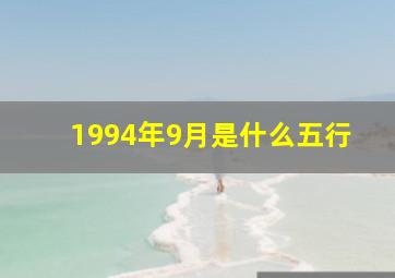 1994年9月是什么五行