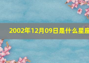 2002年12月09日是什么星座