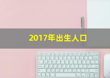 2017年出生人口