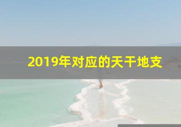 2019年对应的天干地支