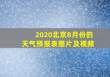 2020北京8月份的天气预报表图片及视频