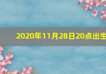 2020年11月28日20点出生