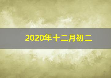 2020年十二月初二