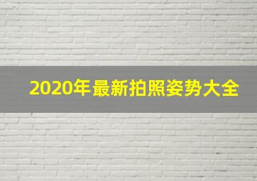 2020年最新拍照姿势大全