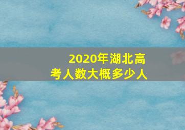 2020年湖北高考人数大概多少人