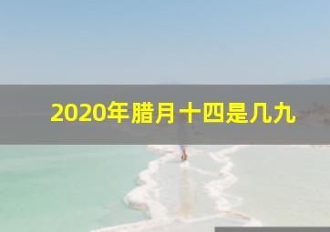 2020年腊月十四是几九