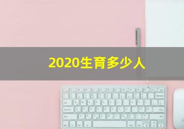 2020生育多少人