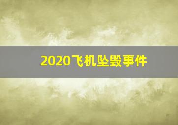 2020飞机坠毁事件