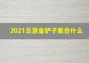 2021云顶金铲子能合什么