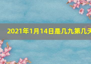 2021年1月14日是几九第几天