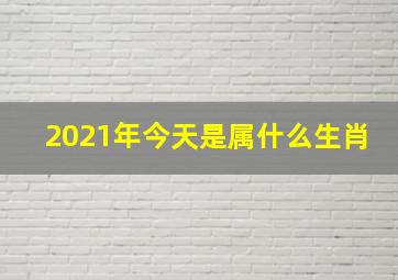 2021年今天是属什么生肖