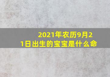 2021年农历9月21日出生的宝宝是什么命