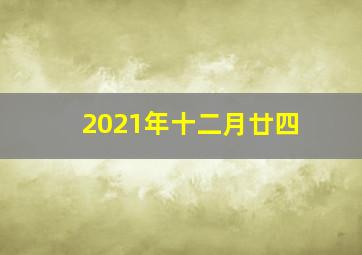 2021年十二月廿四