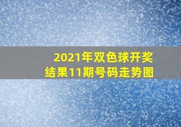 2021年双色球开奖结果11期号码走势图