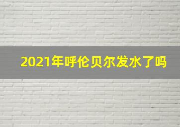 2021年呼伦贝尔发水了吗