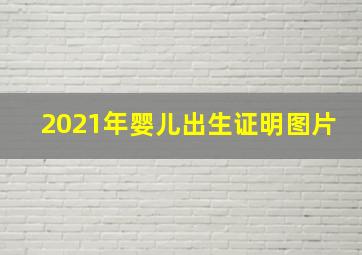 2021年婴儿出生证明图片