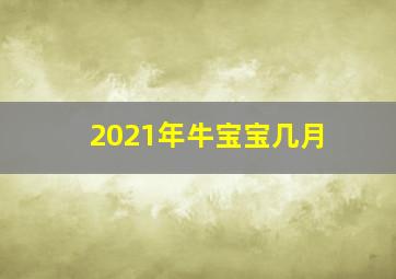 2021年牛宝宝几月