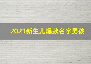 2021新生儿爆款名字男孩