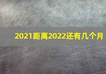 2021距离2022还有几个月