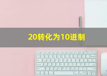 20转化为10进制