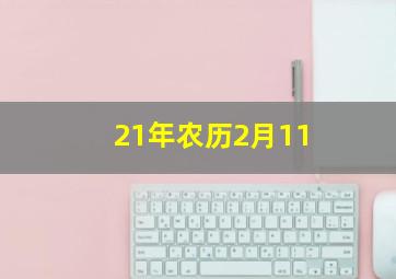 21年农历2月11