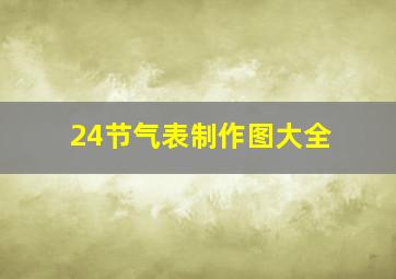 24节气表制作图大全