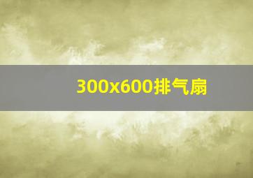 300x600排气扇