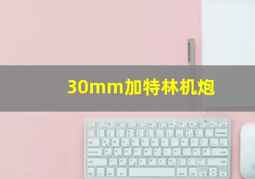 30mm加特林机炮