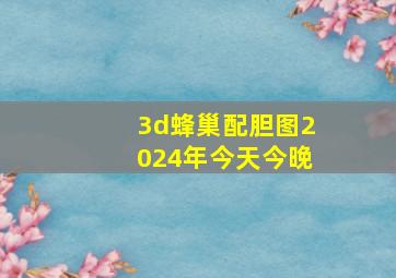 3d蜂巢配胆图2024年今天今晚