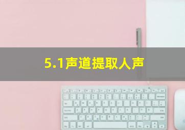 5.1声道提取人声