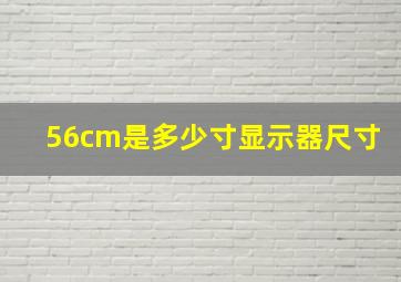 56cm是多少寸显示器尺寸