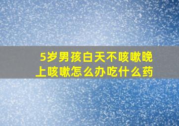 5岁男孩白天不咳嗽晚上咳嗽怎么办吃什么药