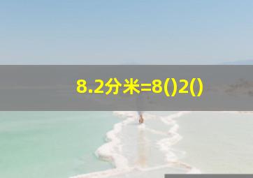 8.2分米=8()2()