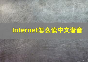 Internet怎么读中文谐音