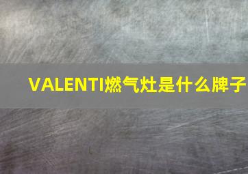 VALENTI燃气灶是什么牌子