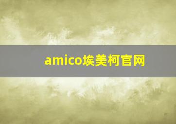 amico埃美柯官网