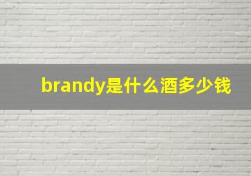 brandy是什么酒多少钱