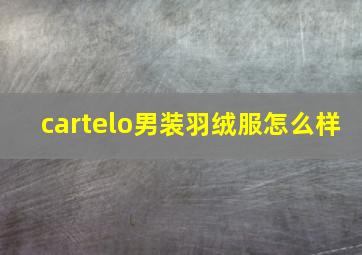 cartelo男装羽绒服怎么样