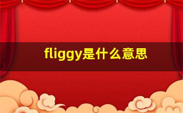 fliggy是什么意思