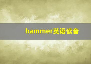 hammer英语读音