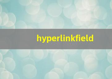 hyperlinkfield